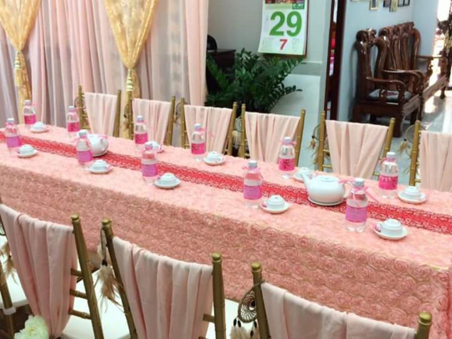 Trang trí nhà cưới trọn TTNCH155 : Mẫu cưới hỏi trọn gói 365 của công ty dịch vụ trang trí nhà tiệc cưới hỏi đẹp rẻ uy tín ở tại quận Tân Phú Sài Gòn TPHCM Gò Vấp