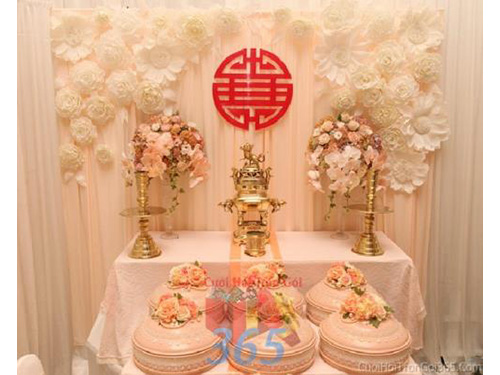 Mâm quả cưới hỏi trọn gói 6 quả màu pastel cho nghi lễ gia tiên ăn hỏi, đám MQ16 : Mẫu cưới hỏi trọn gói 365 của công ty dịch vụ trang trí nhà tiệc cưới hỏi đẹp rẻ uy tín ở tại quận Tân Phú Sài Gòn TPHCM Gò Vấp