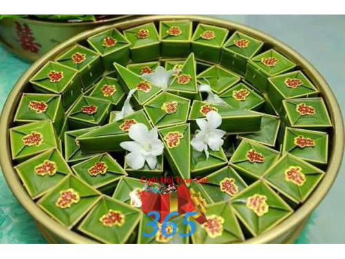 Mâm quả bánh phu thê ngày cưới : Mẫu cưới hỏi trọn gói 365 của công ty dịch vụ trang trí nhà tiệc cưới hỏi đẹp rẻ uy tín ở tại quận Tân Phú Sài Gòn TPHCM Gò Vấp