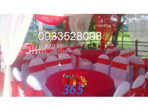 Shop dịch vụ cưới hỏi cưới hỏi 365 | công ty, shop cưới hỏi: trang trí nhà đám cưới, bàn thờ gia tiên, cắt dán chữ; cổng hoa tươi, cổng hoa vải, hoa cầm tay, hoa để bàn, hoa trang trí ngày cưới; mâm quả cưới hỏi, nhân sự bưng quả ; cho thuê bàn ghế, nhà bạt, khung rạp - Cho thuê bàn ghế dựa màu đỏ đãi tiệc đám cưới sự kiện BG23