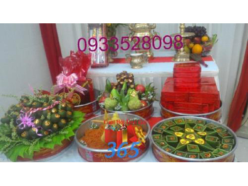 Mâm quả trọn gói trang trí nhà ngày đám cưới MQ51 : Mẫu cưới hỏi trọn gói 365 của công ty dịch vụ trang trí nhà tiệc cưới hỏi đẹp rẻ uy tín ở tại quận Tân Phú Sài Gòn TPHCM Gò Vấp
